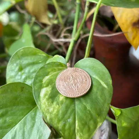 Panchaloham round locket